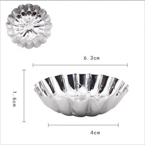 Disposable tin foil egg tart cup pudding cup